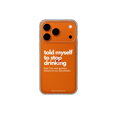 iPhone case ALCOHOLIC
