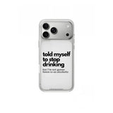 iPhone case ALCOHOLIC
