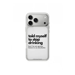 iPhone case ALCOHOLIC
