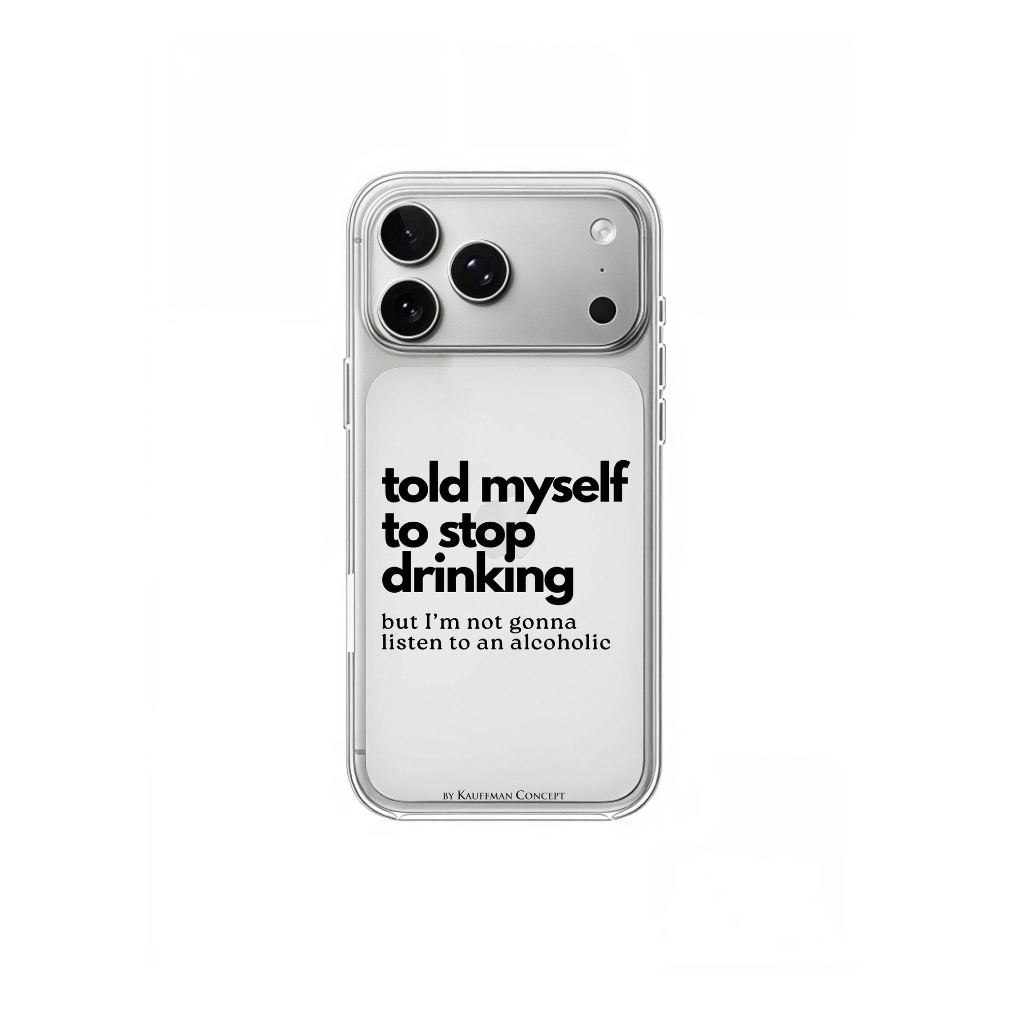 iPhone case ALCOHOLIC