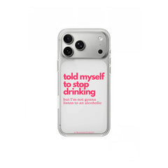 iPhone case ALCOHOLIC