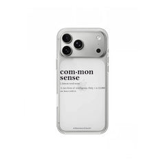iPhone case COMMON SENSE