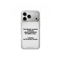 iPhone case Guess We Ll Never Know