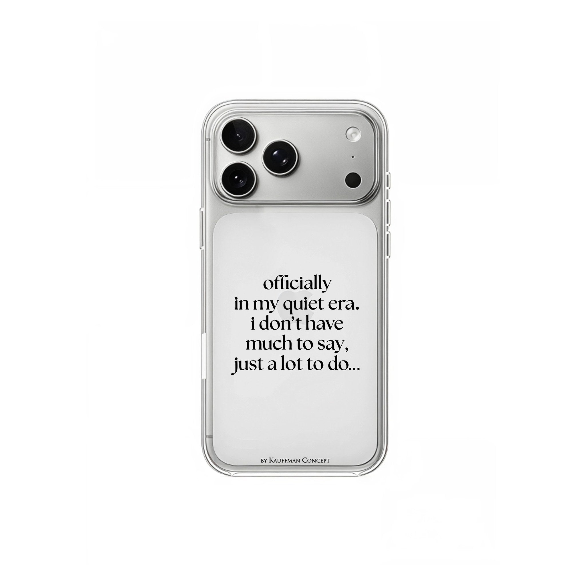 iPhone case QUIET ERA