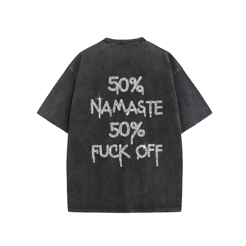 Life Balance Crystal T-Shirt back