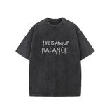 Life Balance Crystal T-Shirt front