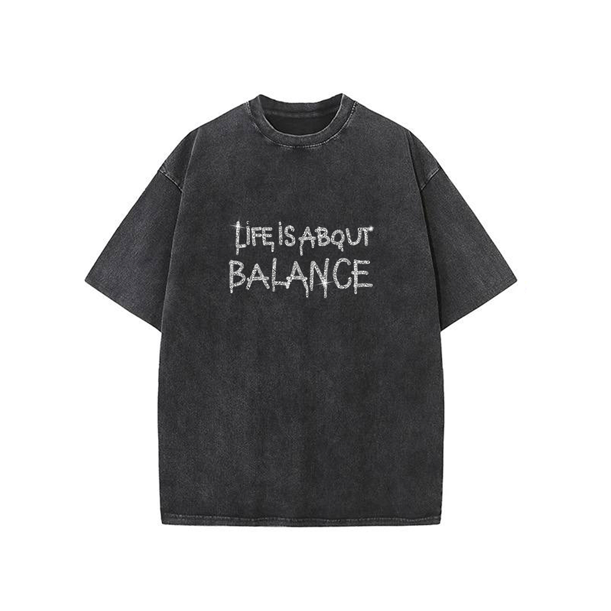 Life Balance Crystal T-Shirt front