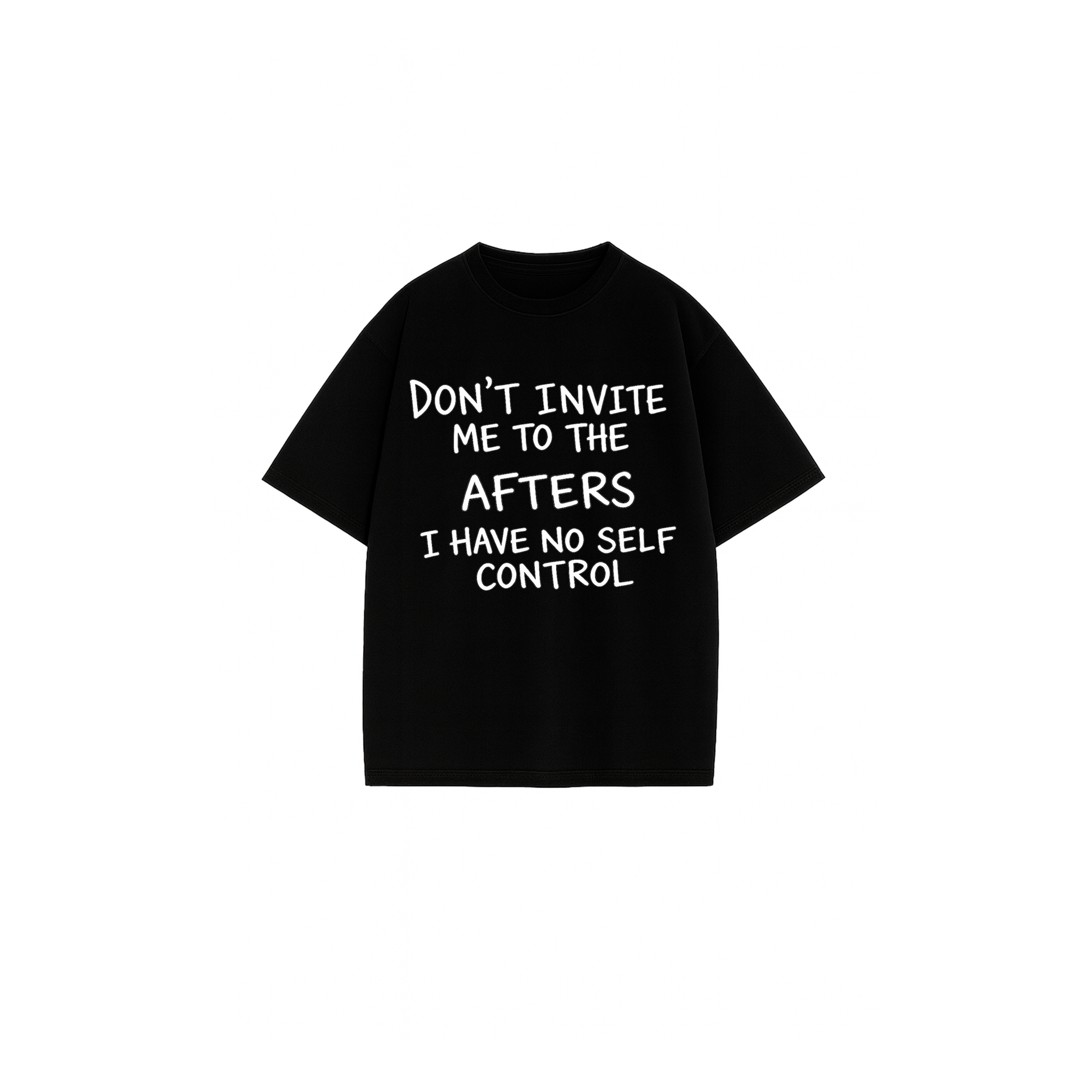 T-Shirt - NO AFTERS Black