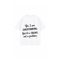 T-Shirt - TALENT OF OVERTHINKING White